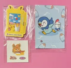 ポケモン ポケモンセンター ステッカー ピカチュウ パモ ポッチャマのサムネイル