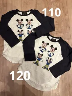 ミッキーロンT (110・120)2枚セット