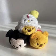 ディズニー ツムツム ぬいぐるみ 3点セット ぷーさんミッキー