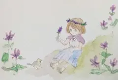 原画　青山みるく　いちご新聞　イラストレーター　レア　みるくちゃん 原画 青山みるく いちご新聞 イラストレーター レア みるくちゃん