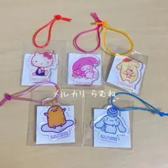 サンリオ ノベルティ プレミアム マスコット おまけ ぷっくり シール 5点