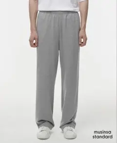MUSINSA STANDARD ラウンジスウェットパンツ グレー Sサイズ
