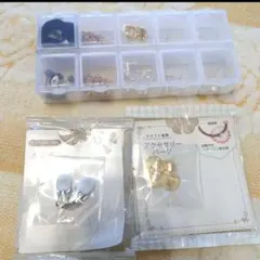 イヤリング用金具セット（ゴールド・シルバー）