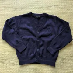 美品☆コムサイズム　紺ベーシック　カーディガン　110