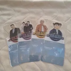 新品未使用　名探偵コナン　セブンオリジナルポップアップコースター　4点セット