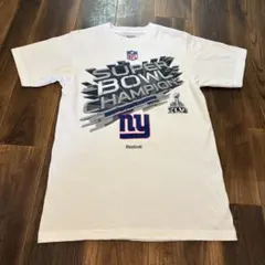【未使用】Reebok NFL ジャイアンツ スーパーボウル優勝記念Tシャツ M