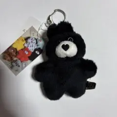 LOWRYS FARM mojojojo 黒 うさぎ　トイキーホルダー