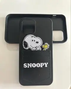 スヌーピー刺繍 iPhone12/12proケース かわいい