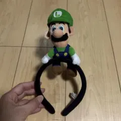 ルイージ カチューシャ ぬいぐるみ　USJ ユニバ