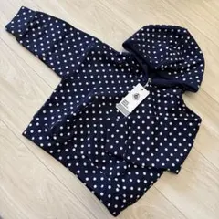 プチバトー　ドット　スウェット　パーカー　トップス　フーディ　新品未使用