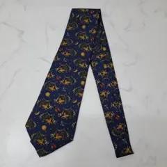 20260203　フェラガモ　ネクタイ　ヒョウ　太陽　月　蝶　鳥　未使用