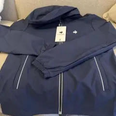 le coq sportif ネイビーフードジャケット