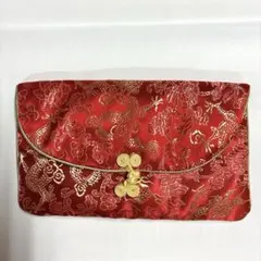 刺繍ポーチ