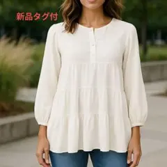 Heather　2way ティアードチュニック　新品タグ付4950円　フリル