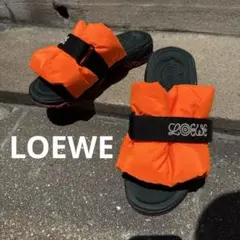 LOEWE ロエベ パフ　サンダル オレンジ　size 40のサムネイル