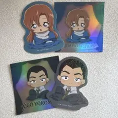 ♡*️様 名探偵コナン ちぢませ隊ステッカーコレクション ちぢませ隊ステッカー