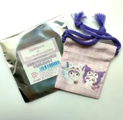 ちいかわ サンリオ ノベルティ ミニ巾着 クロミ モモンガ