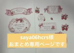 saya06hcrs様 リクエスト 3点 まとめ商品