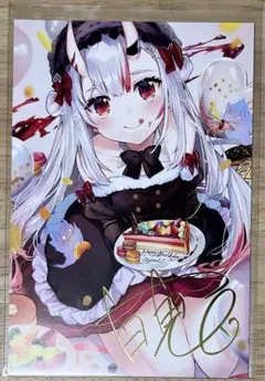 ホロライブ　百鬼あやめ　誕生日記念グッズ　ホロカのみ Amazon.co.jp: 百鬼あやめ 誕生日記念2023 グッズのみ 4種 ホロ