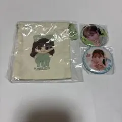 FRUITS ZIPPER ランダムカプセル 巾着 缶バッジ　櫻井優衣