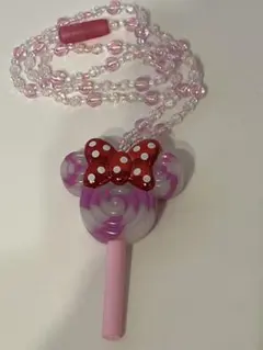 （レア）ミニーキャンディ型ライトネックレス