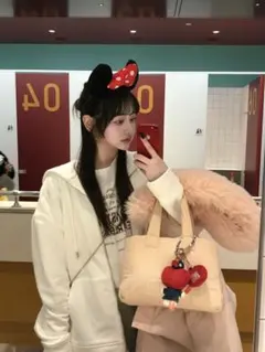 ピンクハンドバック