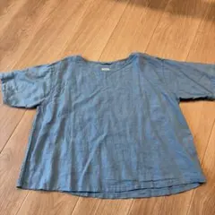 美品 IDEE POOL いろいろの服 リネンシャツ 麻100% グリーン F - メルカリ
