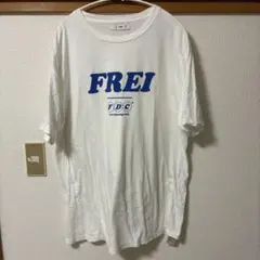 FREI FDC ロゴ Tシャツ ホワイト