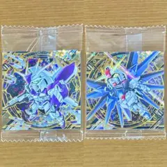 ガンダム シールウエハース4 Hi-νガンダム フリーダムガンダム SEC2枚