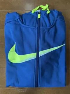 Nike フード付きパーカー 青