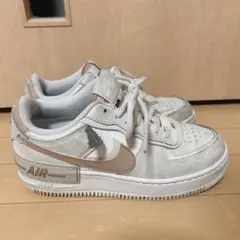 NIKE エアフォース1シャドウ　25.0 ベージュ
