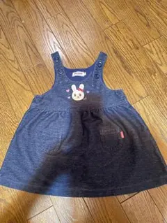 miki HOUSE ダークブルー ワンピース 70-80cm