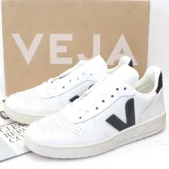 未使用 定価3万 VEJA V-10 レザー 白スニーカー 37 23cmのサムネイル