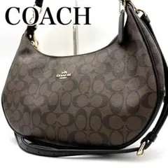 COACH ワンショルダーバッグ PVC シグネチャー 2WAY ホーボーのサムネイル