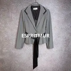 ESPRITMUR テーラードジャケット ウエストリボン付き 【サイズ11】