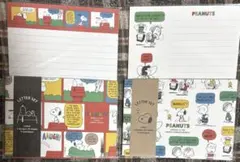 SNOOPY PEANUTS スヌーピー　レターセット　便箋　封筒　2点セット