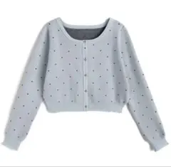 みるく様専用 GRL ドット柄ジャガードニットカーディガン [lt154]