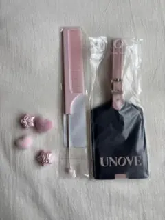 UNOVE アノブ リングコーム ラゲッジタグ セット