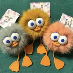 もこもこ　マスコット　キーホルダー 3点　もふもふ　ふわふわ　♦️残り1点♦️のサムネイル