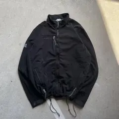 00s Eddie Bauer ナイロンジャケット 短丈 裾ドロー テック 古着