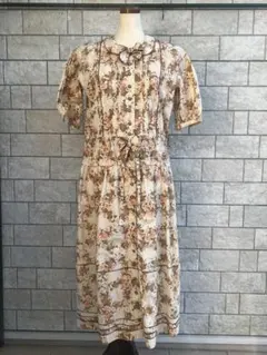 ⭐️【貴重】ピンクハウスのフラワープリント 半袖ワンピース PINKHOUSE