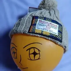 Harris Tweedコラボしまむら ニット帽 ポンポン付き