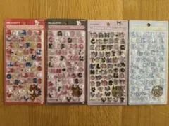 ボンボンドロップシール　サンリオ　moji ハローキティ　クロミ　シナモロール
