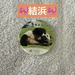 結浜 缶バッジ　アドベンチャーワールド　パンダ