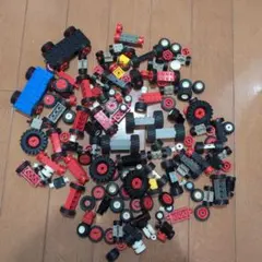 LEGO 車両パーツセット 赤 黒 青