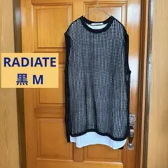 RADIATE トップス メッシュベスト 黒 M 綿