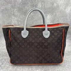 ラシット　トートバッグ　モノグラム　ナイロン　多収納