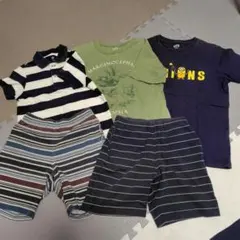 UNIQLOキッズ服セット（ポロシャツ・Tシャツ・ショートパンツ）120cm〜☆