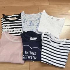 女の子 Tシャツまとめ売り6点 90サイズ 春夏商品 保育園