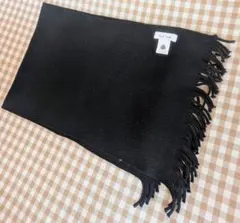未使用品 Paul Smith マフラー フリンジ付き 黒